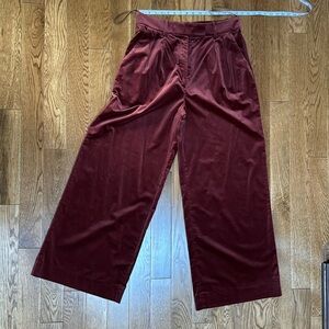 Banana Republic Wide Leg Velvet Pants